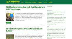 Desktop Screenshot of pcmponjong.org